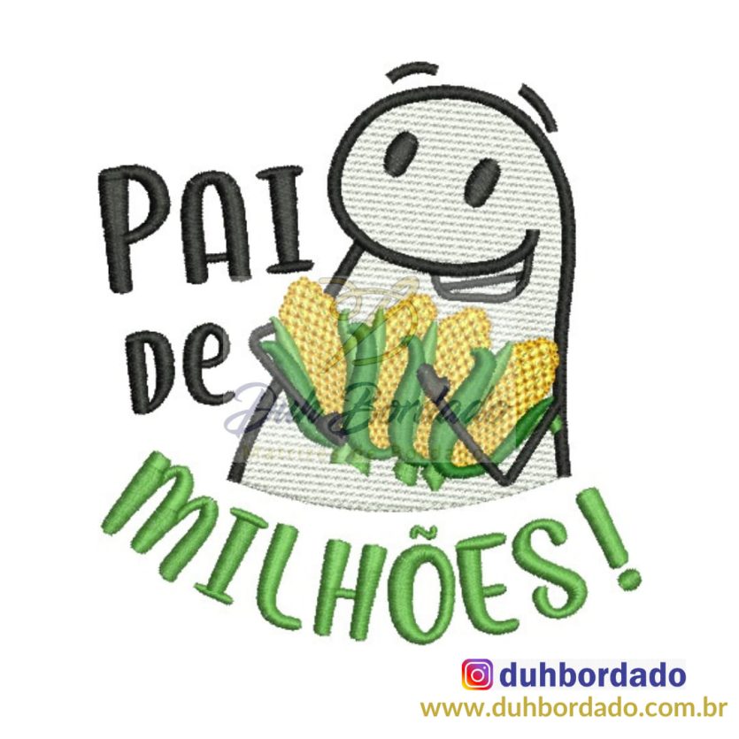 Matriz de Bordado Flork Dia dos Pais