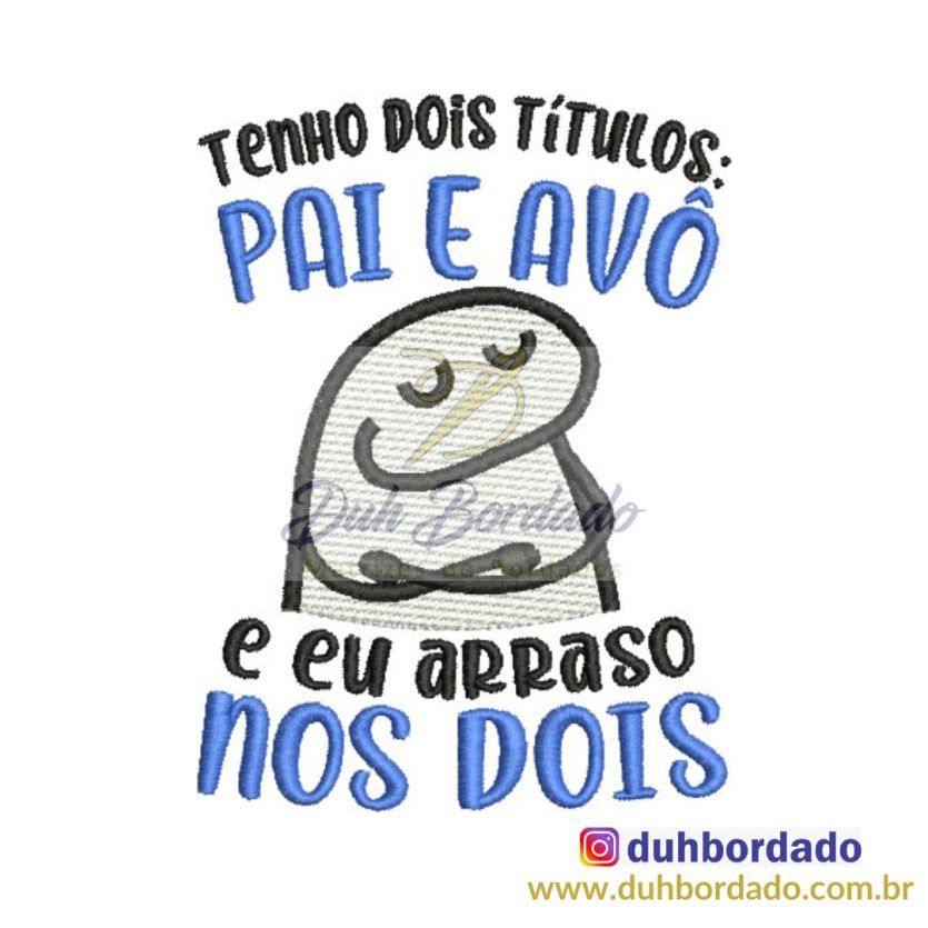 Matriz de Bordado Flork Dia dos Pais