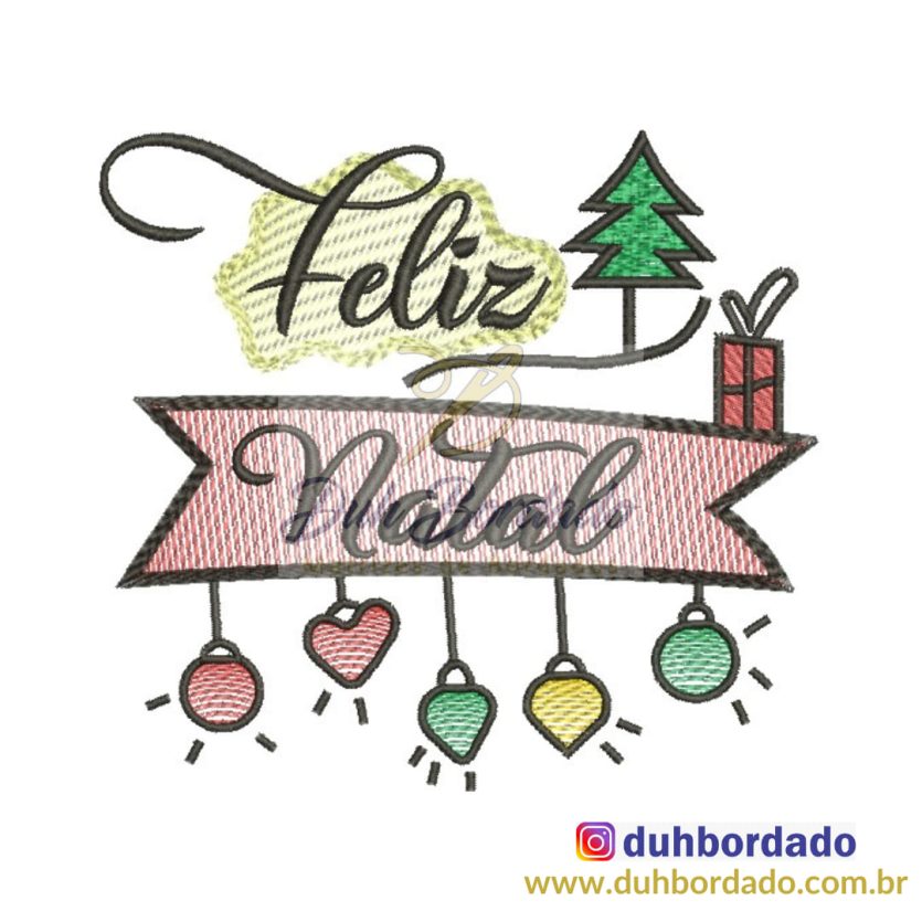 Matriz de Bordado Natal