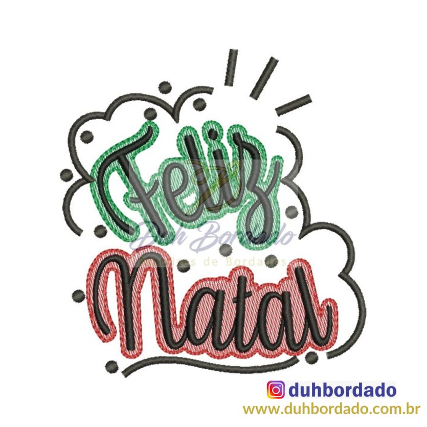 Matriz de Bordado Natal
