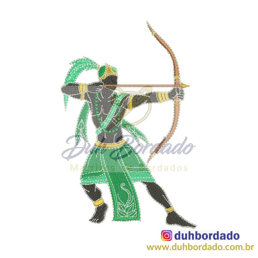 Matriz de Bordado Orixá Oxossi