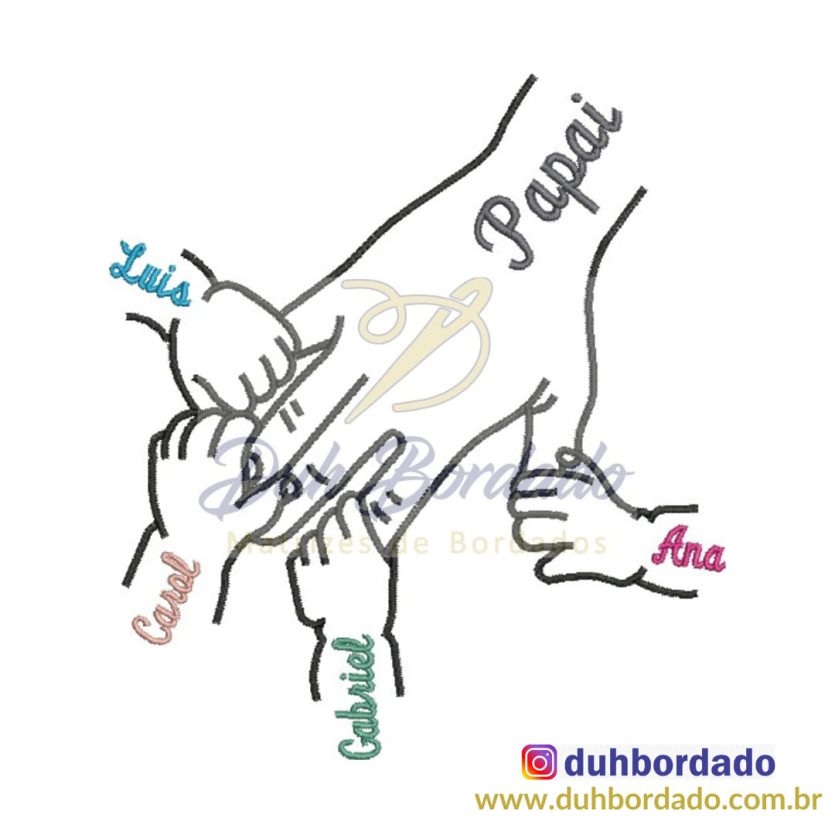 Matriz de Bordado Dia dos Pais