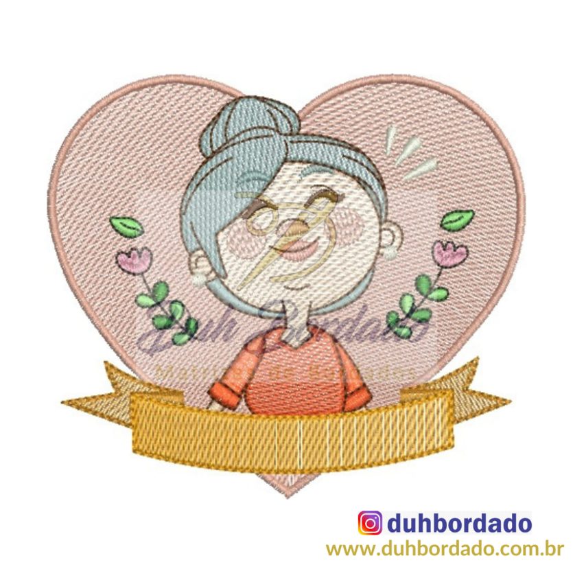 Matriz de Bordado Dia dos Avós