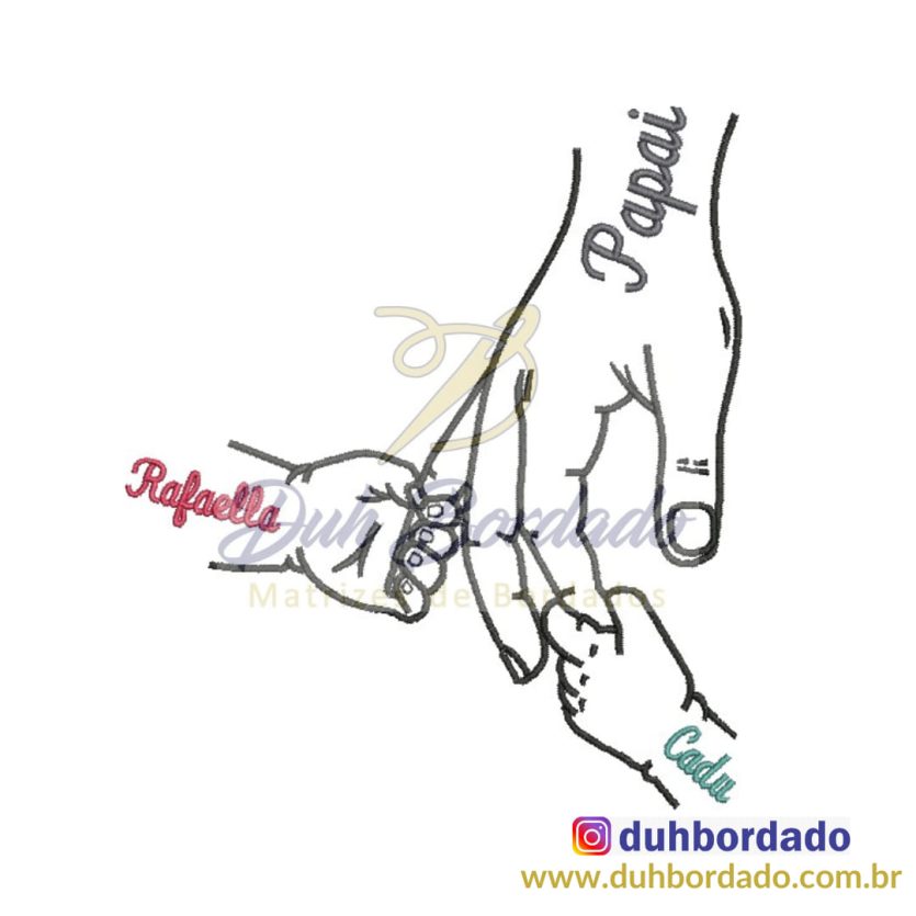 Matriz de Bordado Dia dos Pais