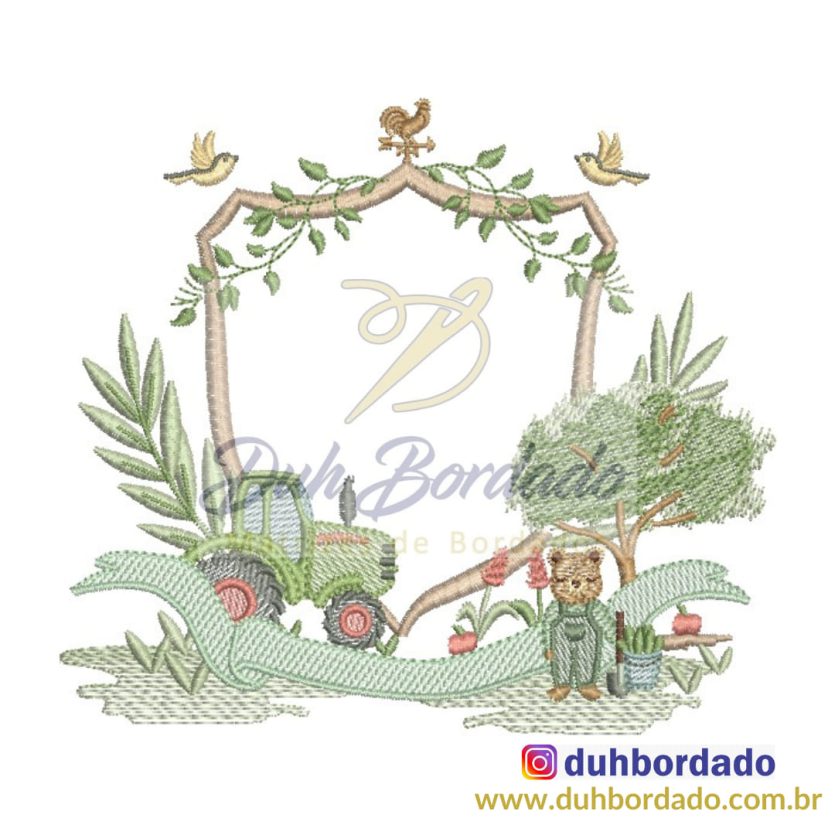 Matriz de Bordado Brasão