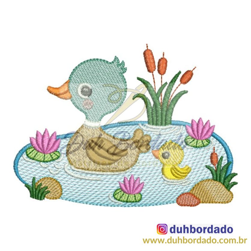 Matriz de Bordado Pato