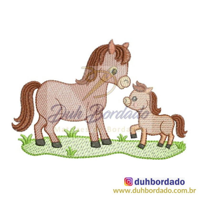 Matriz de Bordado Cavalo