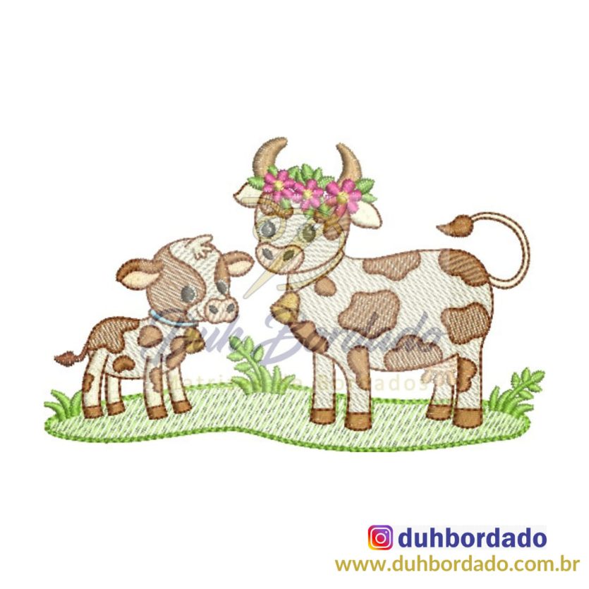 Matriz de Bordado Vaca