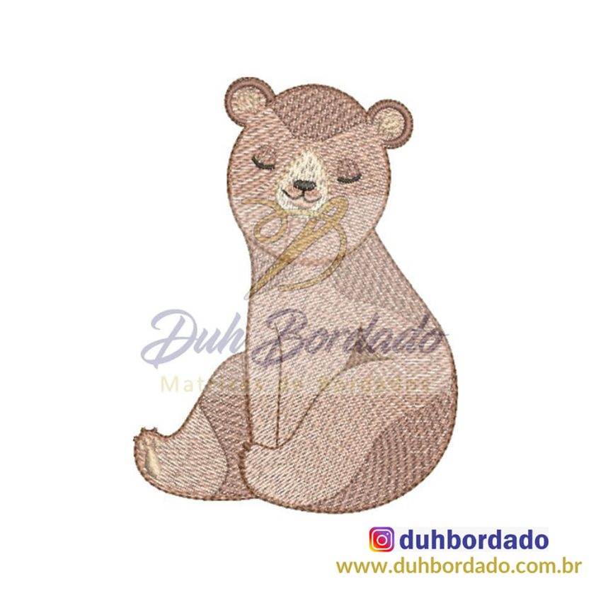 Matriz de Bordado Urso Pardo