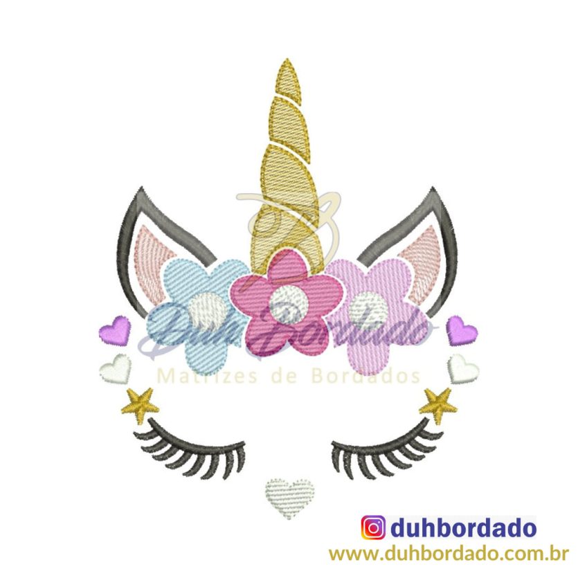 Matriz de Bordado Unicórnio