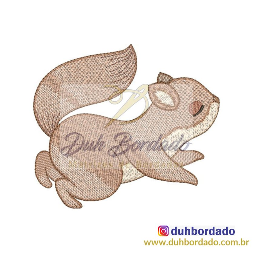 Matriz de Bordado Esquilo