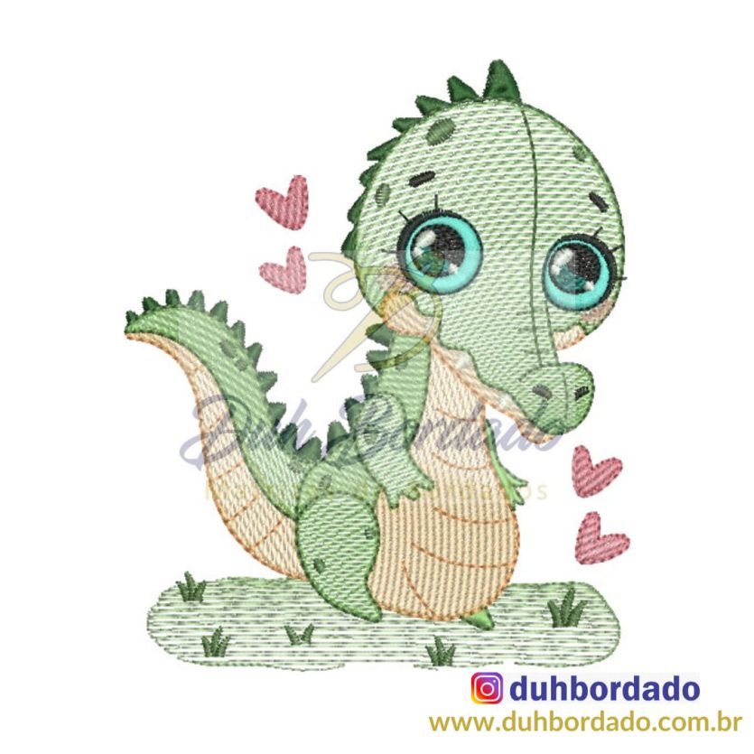 Matriz de Bordado Jacaré