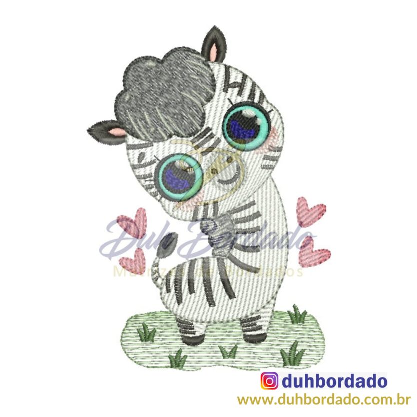 Matriz de Bordado Zebra