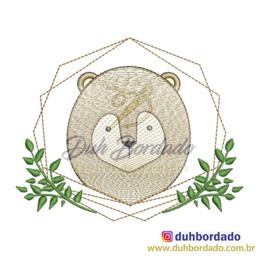 Matriz de Bordado Leão