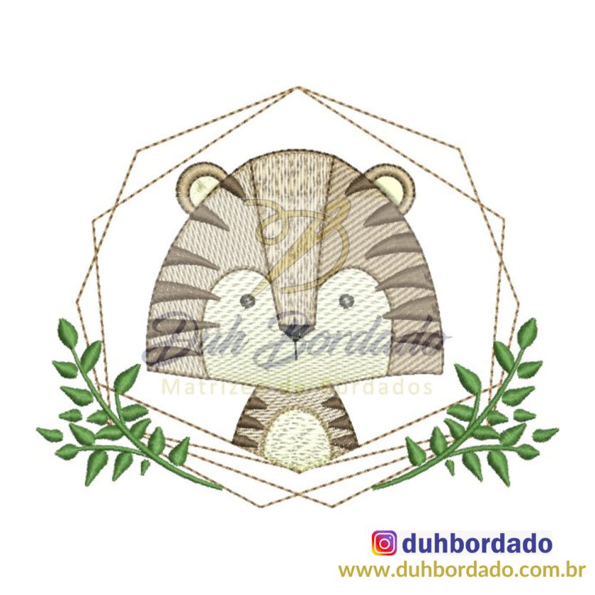 Matriz de Bordado Tigre