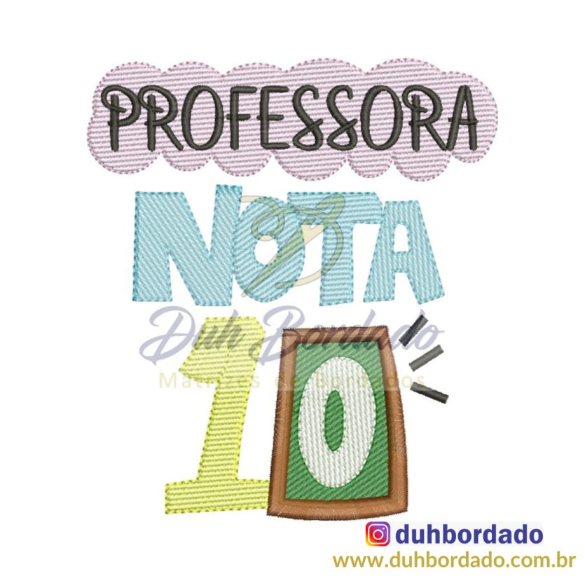 Matriz de Bordado Dia dos Professores