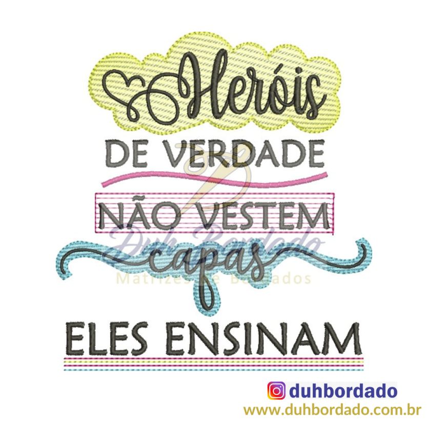 Matriz de Bordado Dia dos Professores