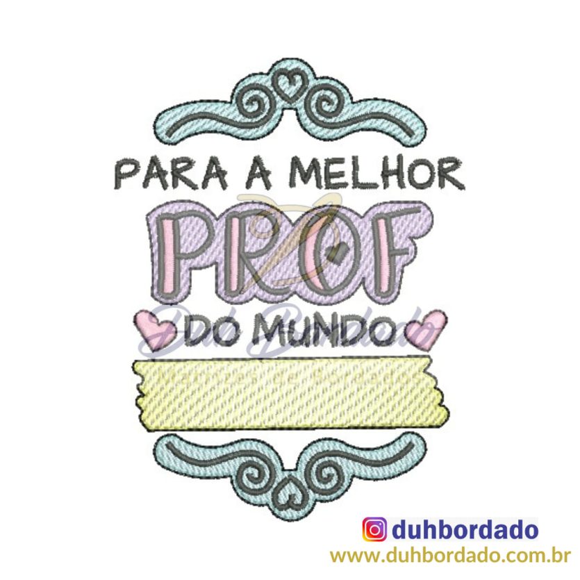 Matriz de Bordado Dia dos Professores