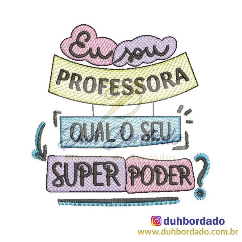 Matriz de Bordado Dia dos Professores