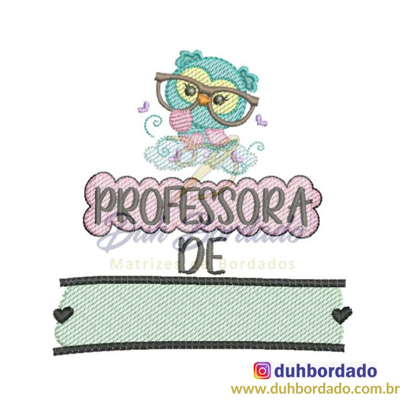 Matriz de Bordado Dia dos Professores
