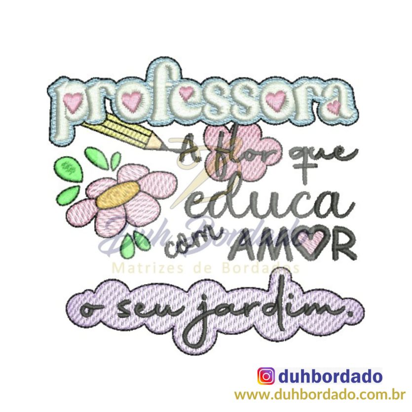 Matriz de Bordado Dia dos Professores