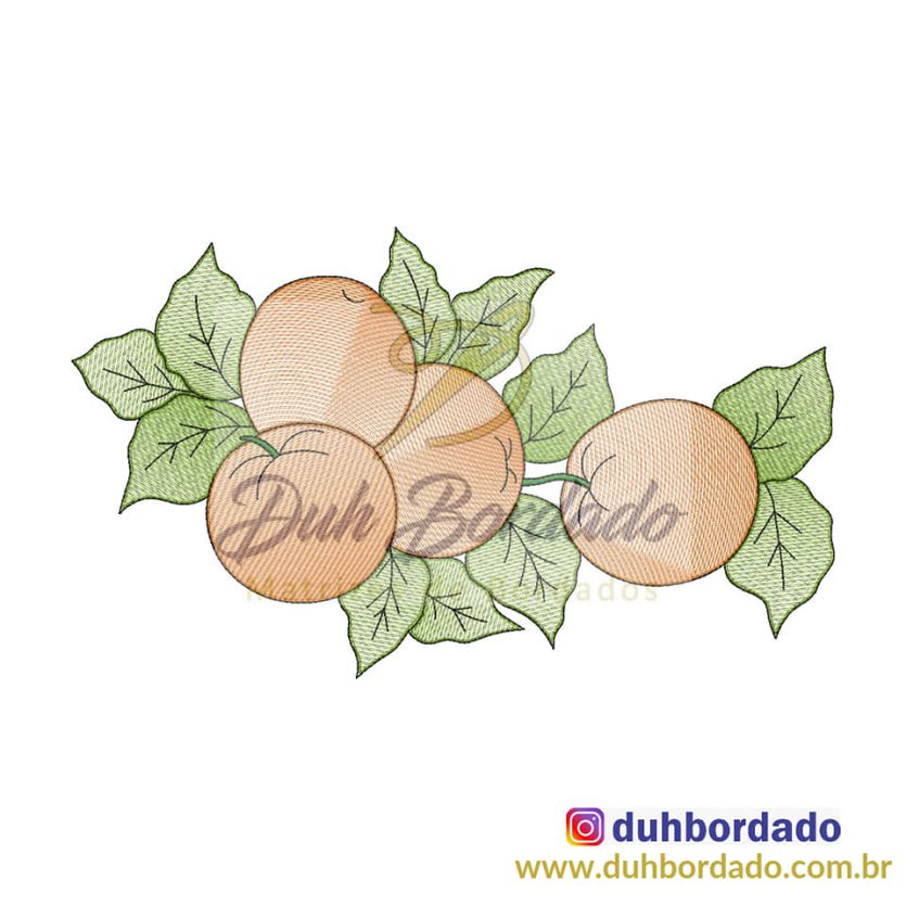 Matriz de Bordado Laranja
