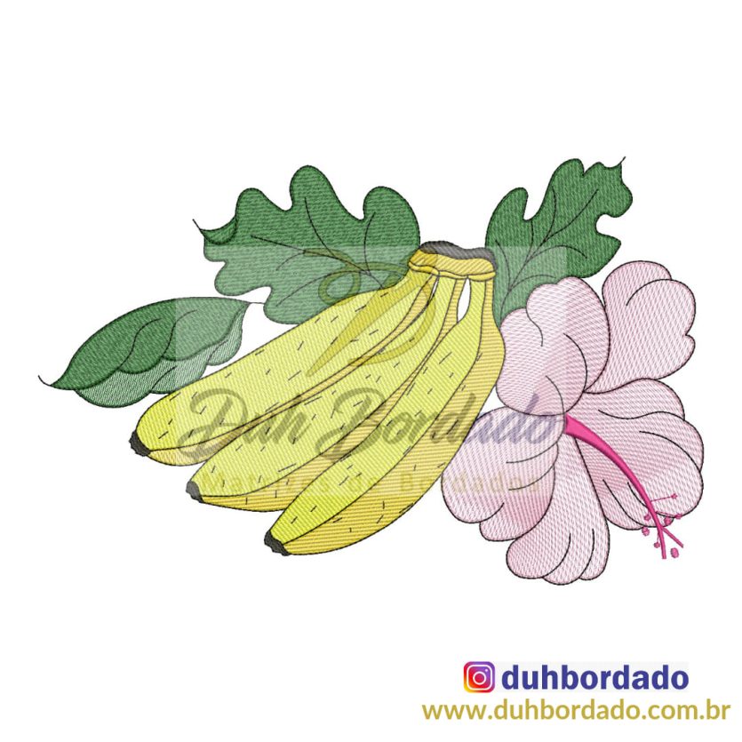 Matriz de Bordado Banana