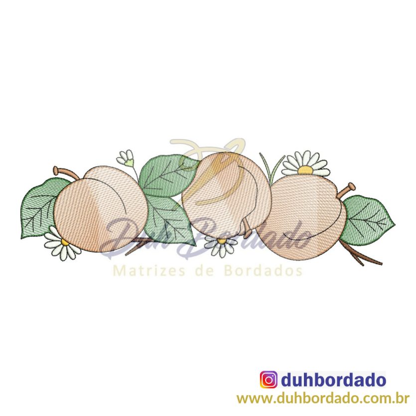 Matriz de Bordado Pêssego