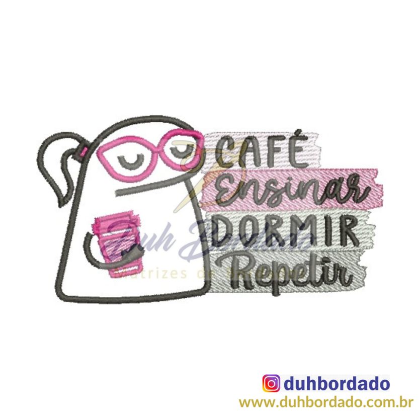 Matriz de Bordado Flork Dia dos Professores