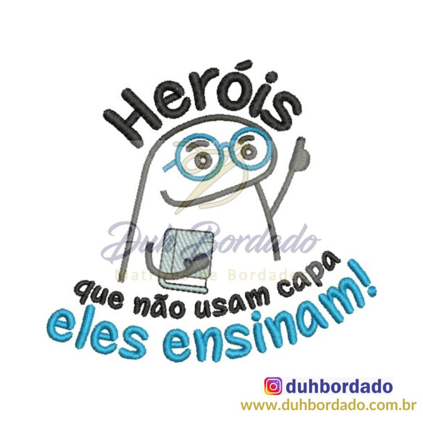 Matriz de Bordado Flork Dia dos Professores