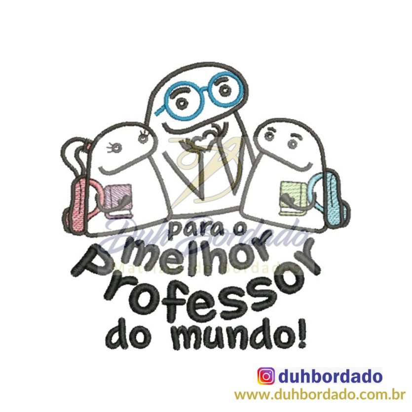 Matriz de Bordado Flork Dia dos Professores