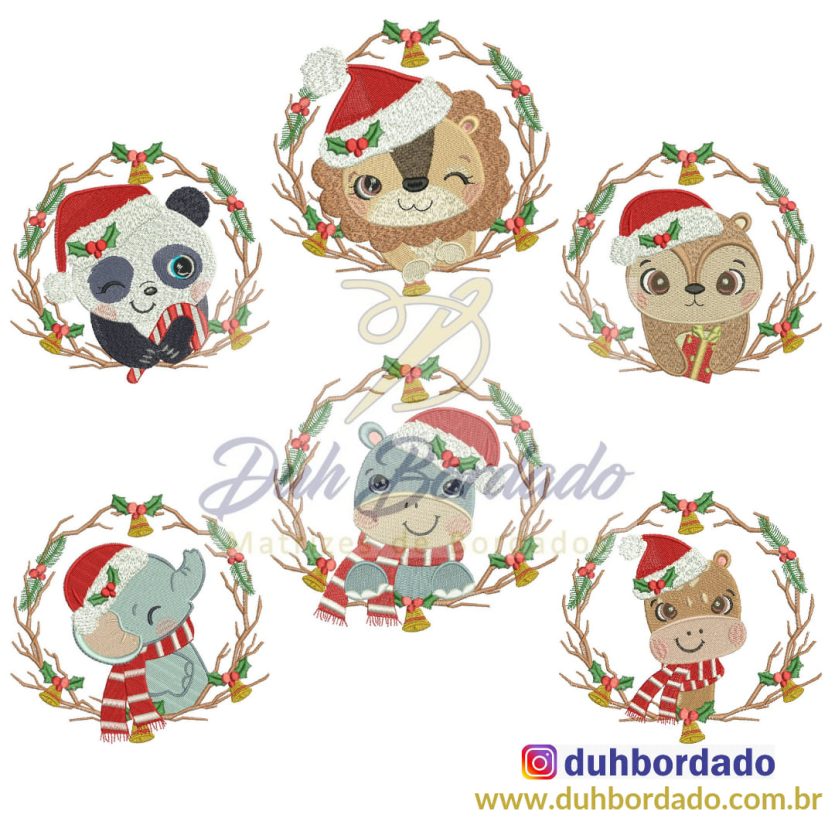 Coleção Matrizes de Bordados de Natal Completa