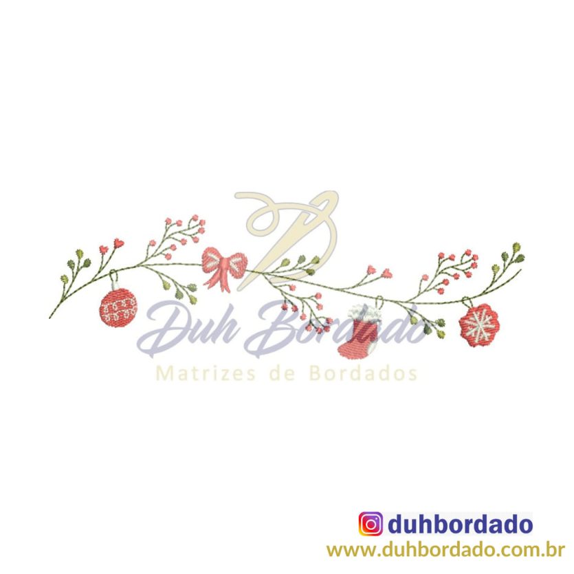 Matriz de Bordado Natal