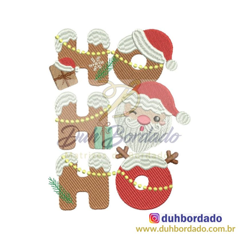 Matriz de Bordado de Natal