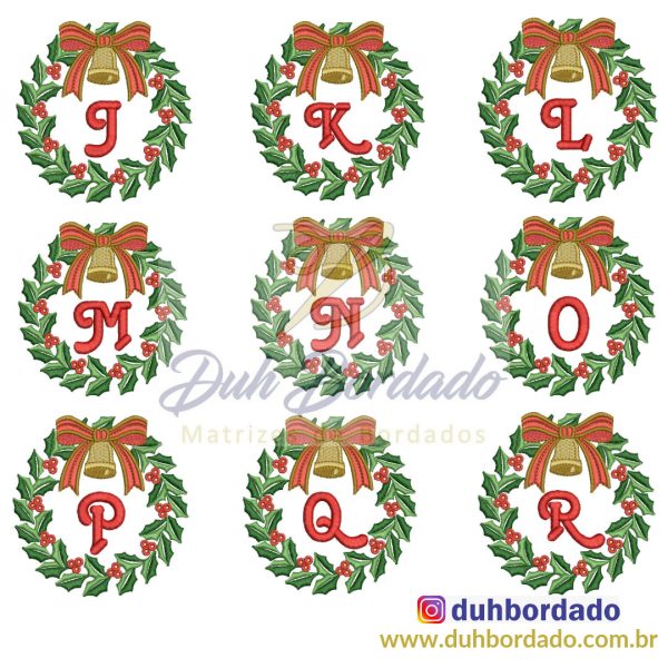 Coleção Matrizes de Bordado Alfabeto Natal Completa - Image 2