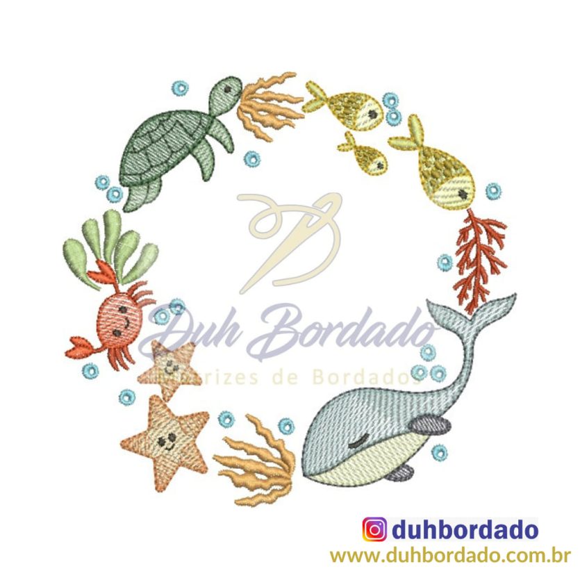 Matriz de Bordado Moldura