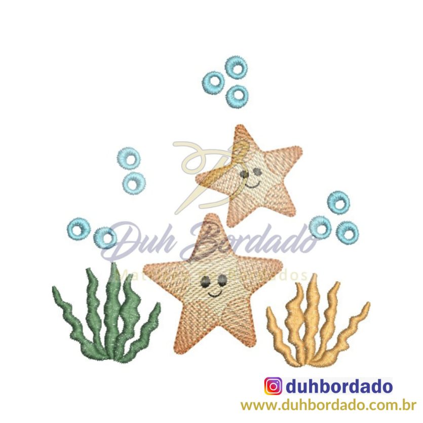 Matriz de Bordado Estrela do Mar