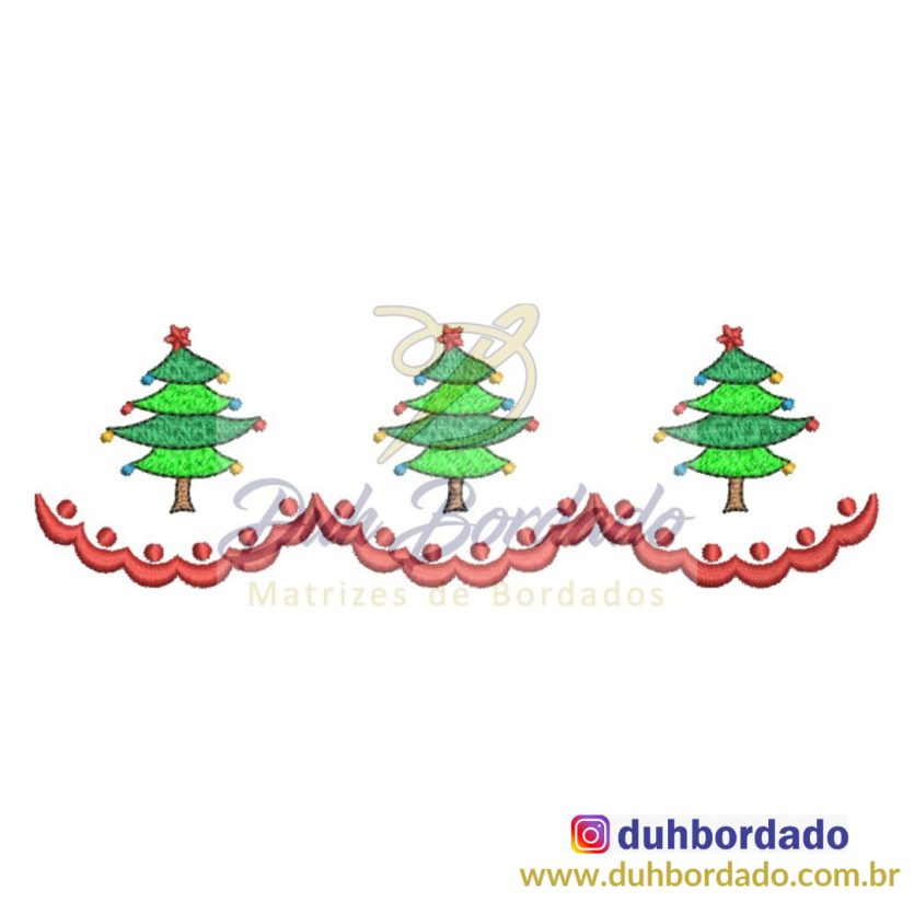 Matriz de Bordado Barrinha de Natal