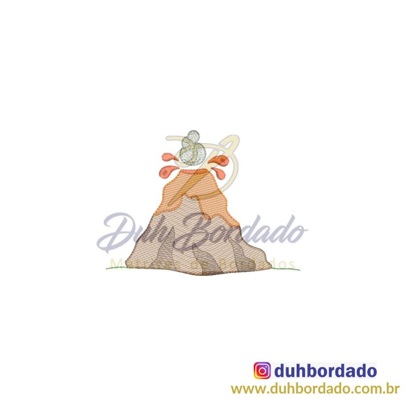 Matriz de Bordado Vulcão