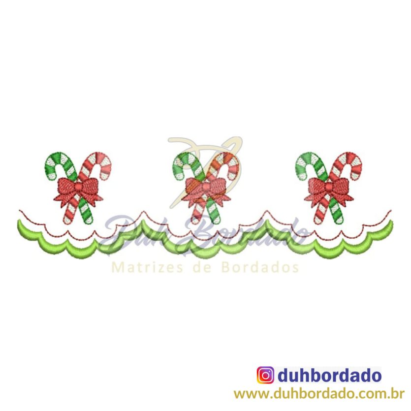 Matriz de Bordado Barrinha de Natal