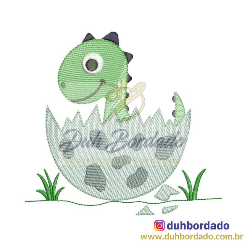 Matriz de Bordado Dinossauro Baby