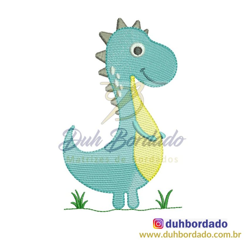 Matriz de Bordado Dinossauro Baby