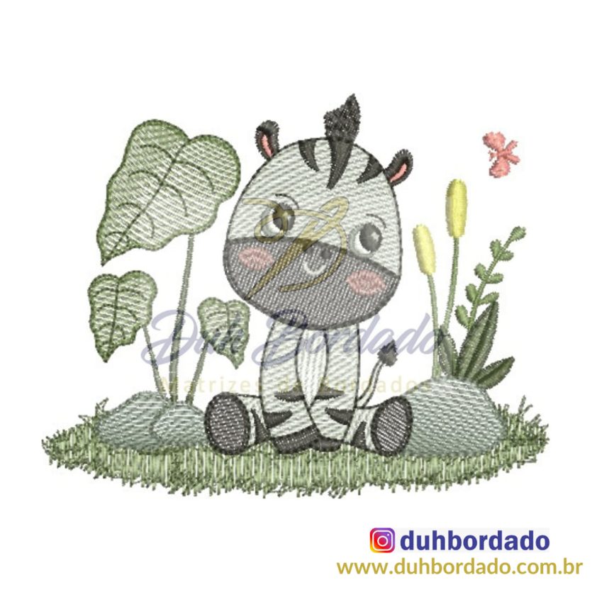 Matriz de Bordado Zebra