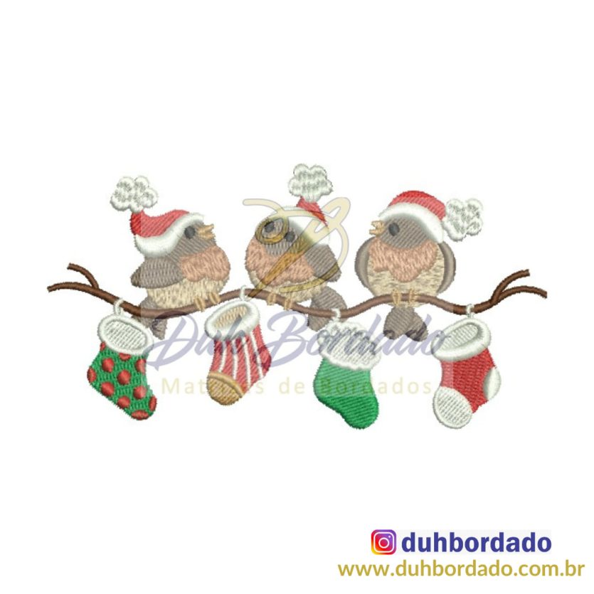 Matriz de Bordado de Natal