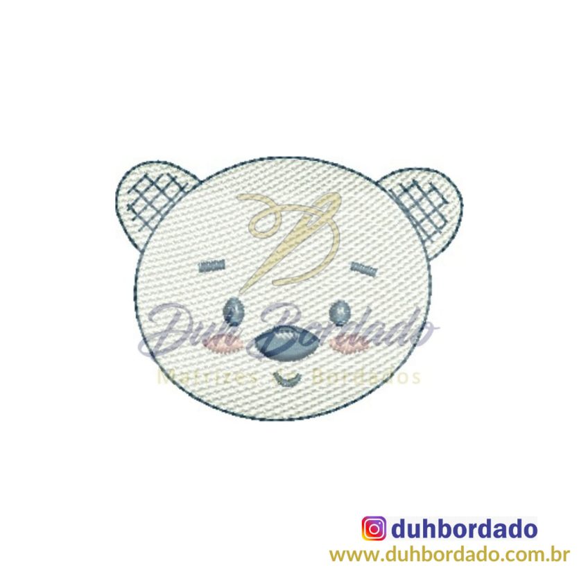 Matriz de Bordado Ursinho Menino