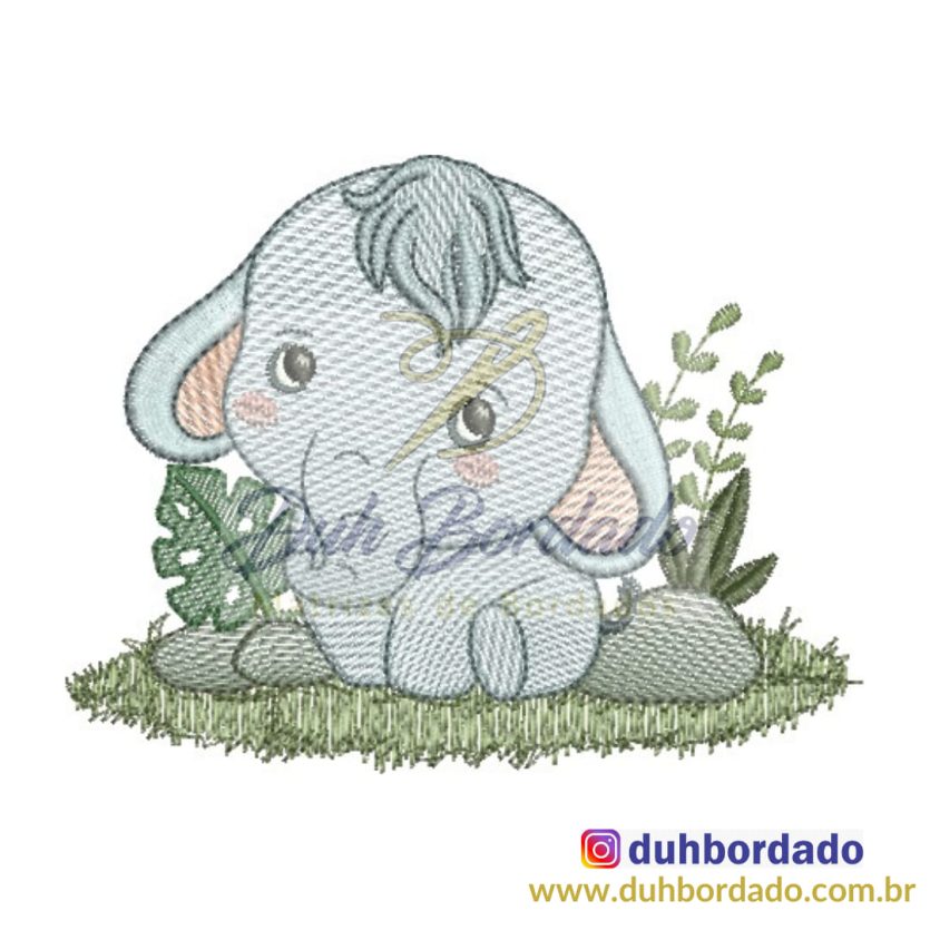 Matriz de Bordado Elefante