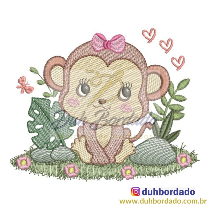 Matriz de Bordado Macaquinha