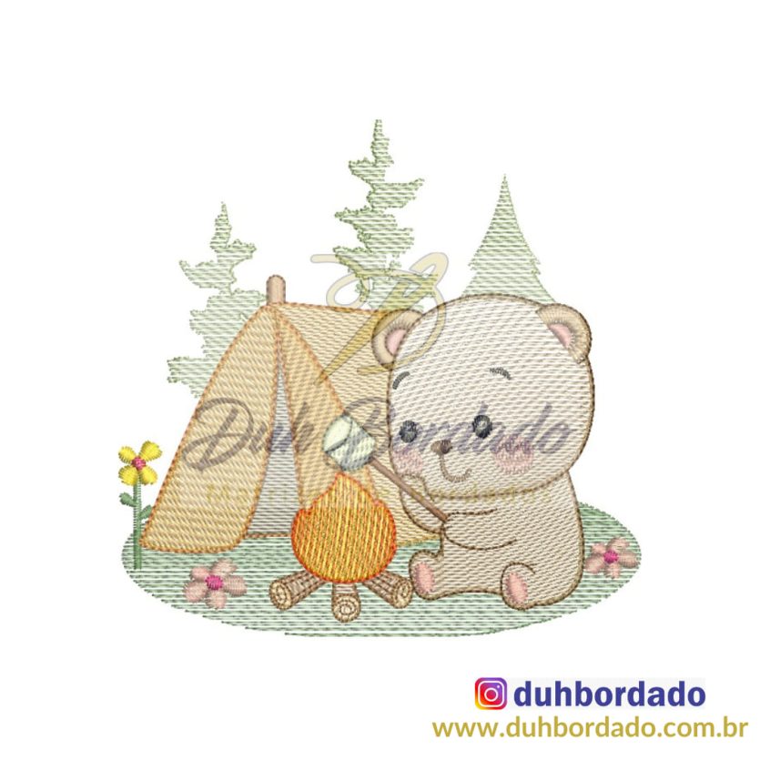 Matriz de Bordado Urso