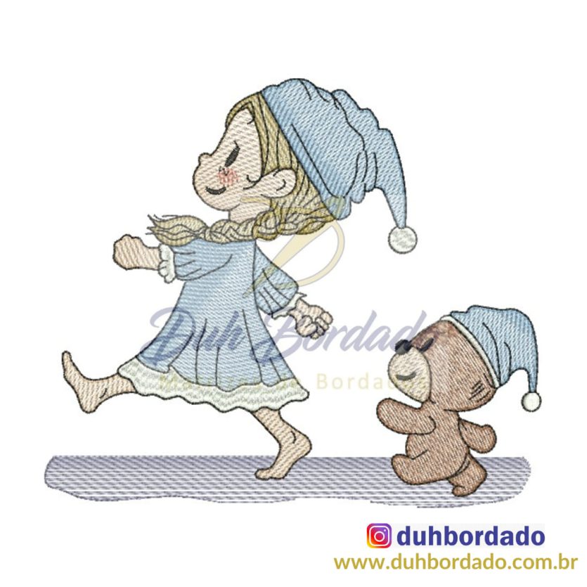 Matriz de Bordado Menina