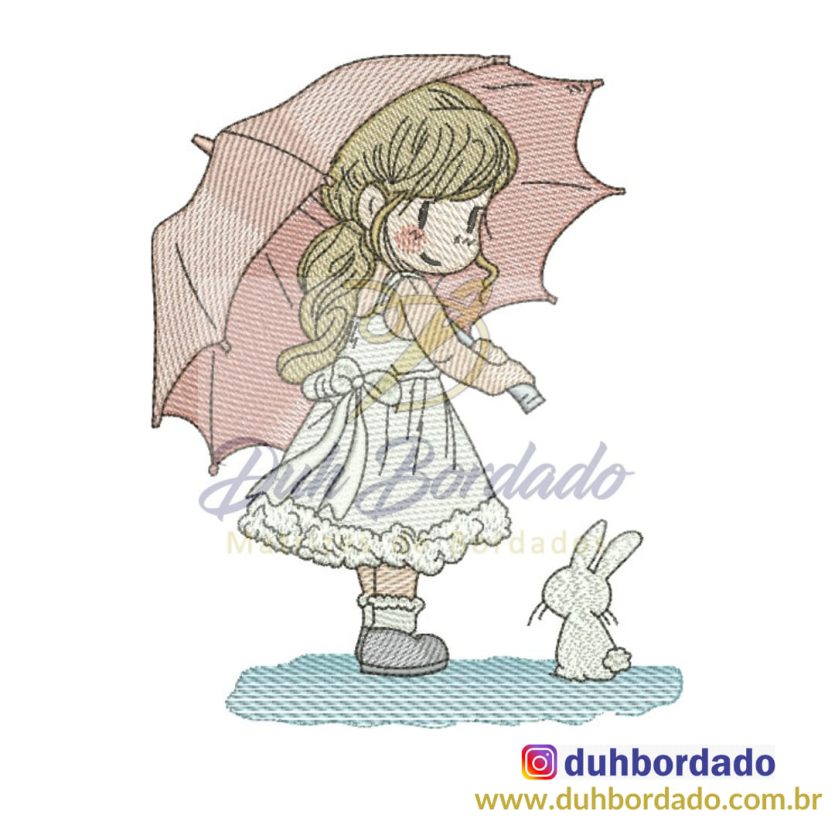 Matriz de Bordado Menina